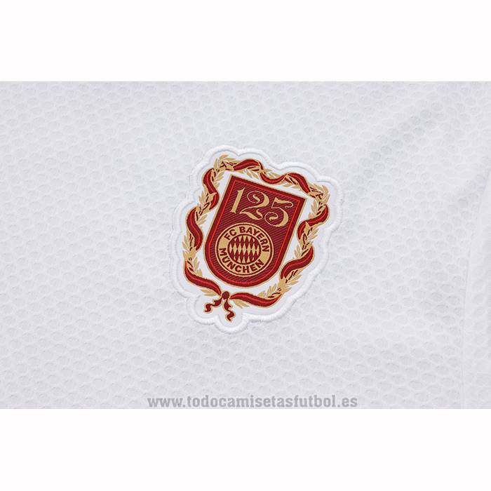 Chandal del Bayern Munich 125 Aniversario Manga Corta 2025-2026 Blanco - Pantalon Corto